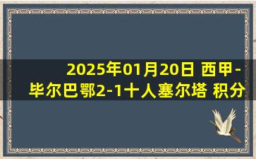 2025年01月20日 西甲-毕尔巴鄂2-1十人塞尔塔 积分紧追西超三强